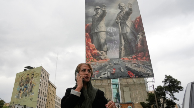 성화같은 反美 광고…이란 체제 선전 이미지 벽화