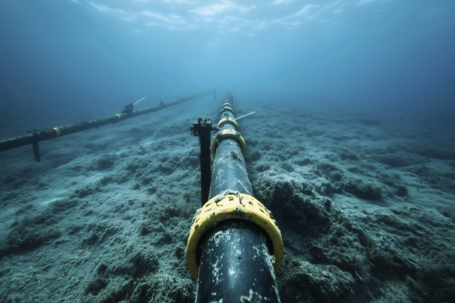 해저 케이블을 형상화 한 AI 이미지. 클립아트코리아