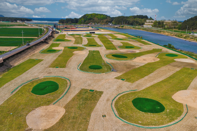 5월 4일부터 한 달간 임시 개장하는 남울진파크골프장. 울진군 제공
