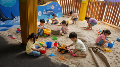 국립대구과학관, 풍부한 감각 체험 '물모래 놀이터' 5월 1일 재개장