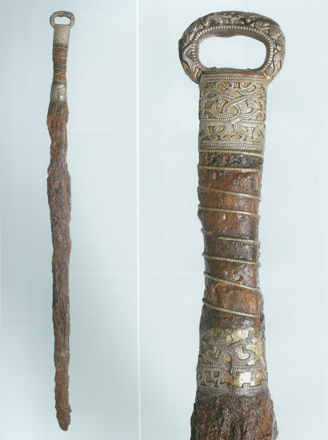 합천 옥전 고분군 M 3호 용문장식 고리자루 큰칼