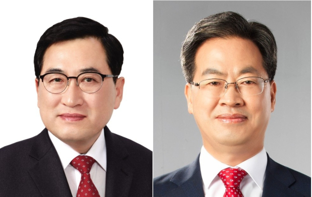 오는 6.3 지방선거에서 각각 3선에 도전하는 주낙영 전 경북도 행정부지사(국민의힘 경주시장 예비후보), 오도창 전 경북도 신성장산업과장(국민의힘 영양군수 예비후보).