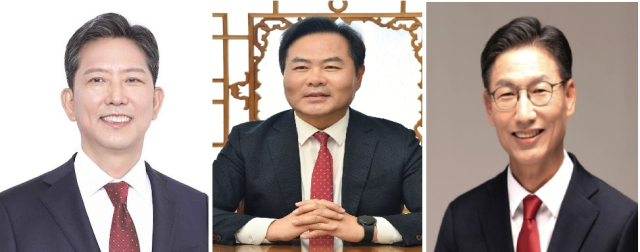 오는 6.3 지방선거에서 재선에 도전하는 김장호 전 경북도 기획조정실장(국민의힘 구미시장 예비후보), 김학홍 전 경북도 행정부지사(국민의힘 문경시장 예비후보), 김병삼 전 대구경북경제자유구역청장(국민의힘 영천시장 예비후보).