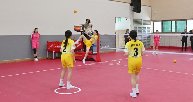 영천 선화여고, 전국 고교 첫 세팍타크로 전용구장 개관