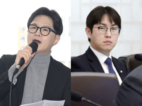 '통님이 시켰다 vs 내가 설득했다'…한동훈·하정우 SNS 난타전