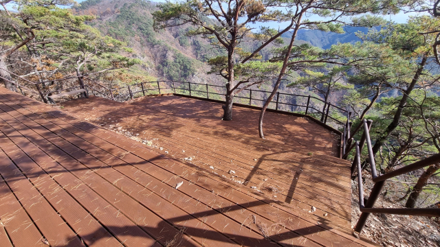 주왕산국립공원 월미기 전망대. 주왕산국립공원사무소 제공