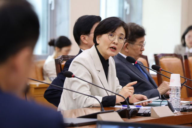 국회 정치개혁특별위원회에서 임미애 더불어민주당 의원이 발언하고 있다. 임미애 의원실 제공