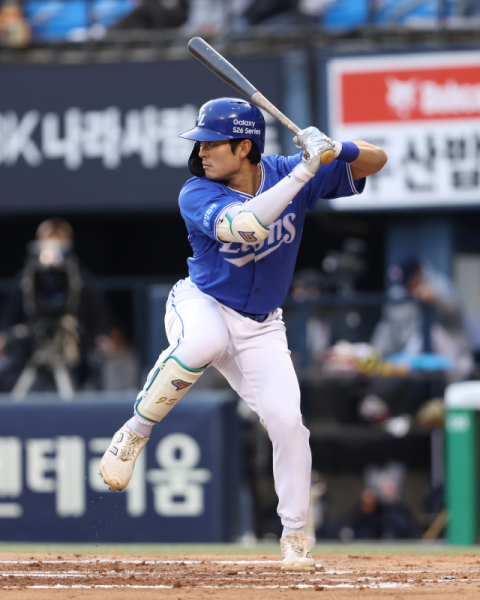 '김재상 맹타, 최원태 흔들' 삼성 라이온즈, 두산 베어스에 연패