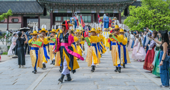 경복궁에 펼쳐진 '세종대왕자태실 태봉안 행차'