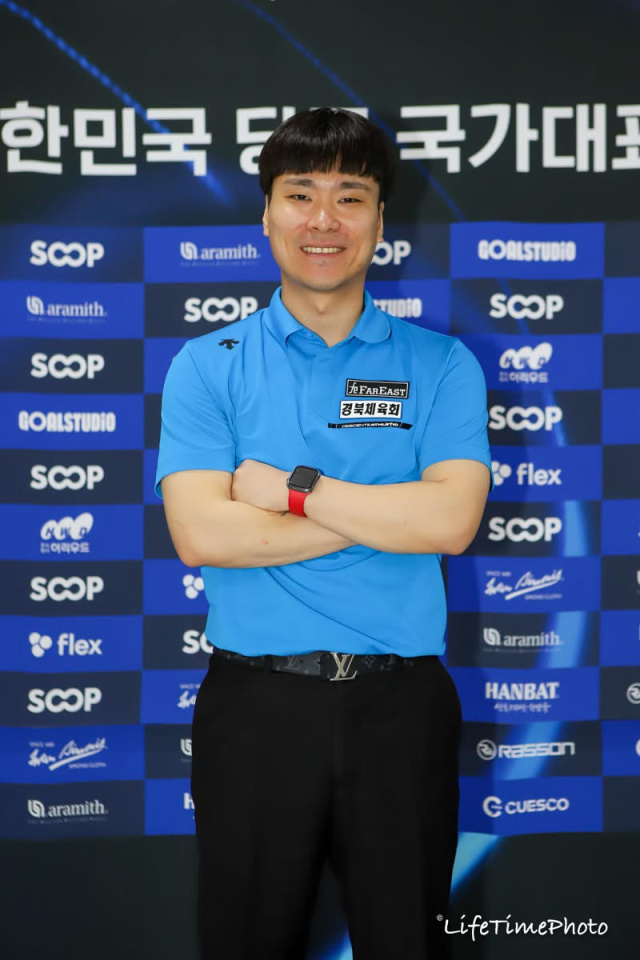 당구 포켓9볼 국가대표로 선발된 고태영. 경북도체육회 제공