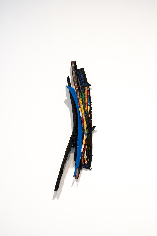 권기자, Time accumulation, 2026, mixed media, 40x16 cm