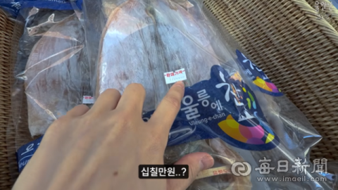 울릉도 건오징어 '10마리 17만원' 논란… 