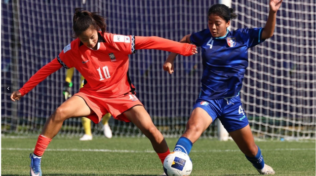 韓여자축구, U-17 아시안컵 2차전 대만 꺾고 8강행