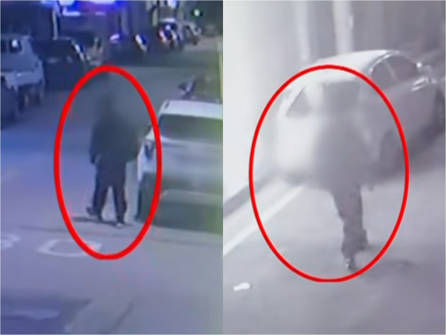 지난 5일 오전 0시 11분쯤 광주 광산구 월계동 한 대학교 인근에서 발생한 여고생 묻지마 흉기 살인 사건 당시 인근 CCTV에 찍힌 모습. MBN 캡처.