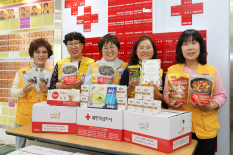대구적십자사, 희망풍차 결연가구에 물품 지원