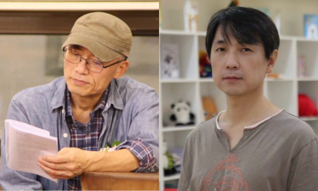 (왼) 심강우 시인, (오) 신현찬 동화작가. 목일신문화재단