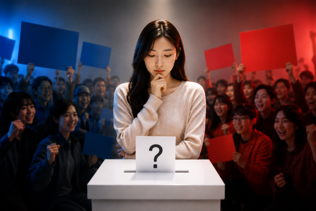표심 향방을 알기 힘든 