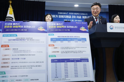 고유가 피해지원금 2차, 18일부터 3천600만명에 지급