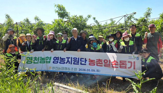 경북 영천농협, 영농철 농촌일손돕기 봉사활동