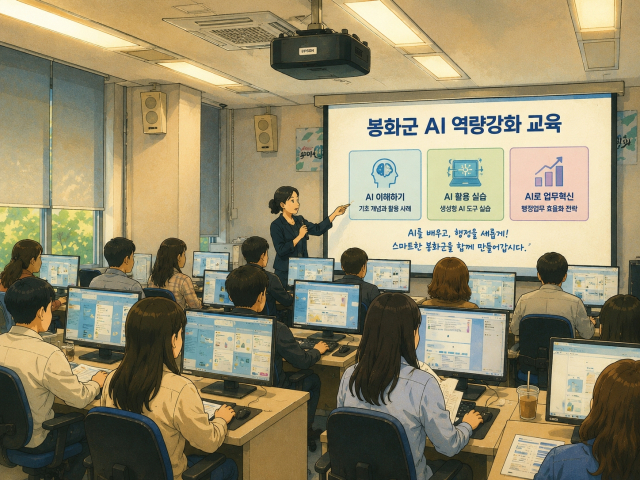 봉화군, 공직사회 'AI 행정' 속도 낸다