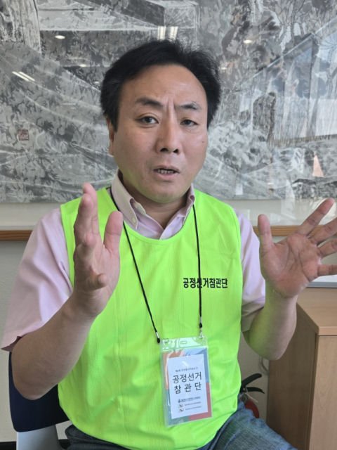 [인터뷰] 장우영 공정선거참관단장 