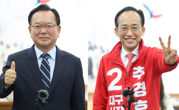 신공항 격돌…金 