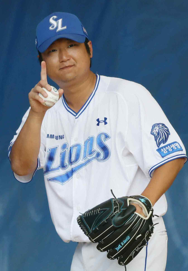삼성 라이온즈의 최지광. 삼성 제공