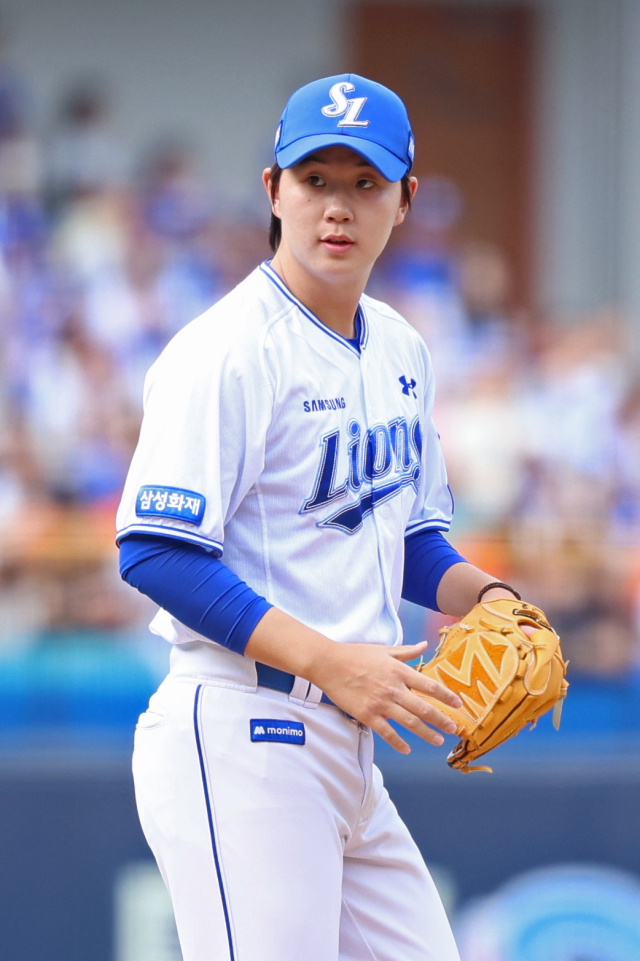 삼성 라이온즈의 장찬희. 삼성 제공