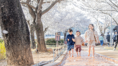 구미시, '구미 전역 14개소·13km' 맨발길 완성 