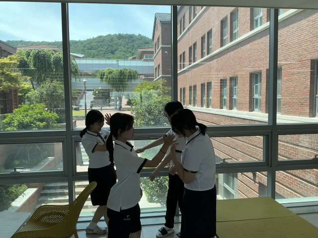 계성고 연습 사진. 대구연극협회 제공