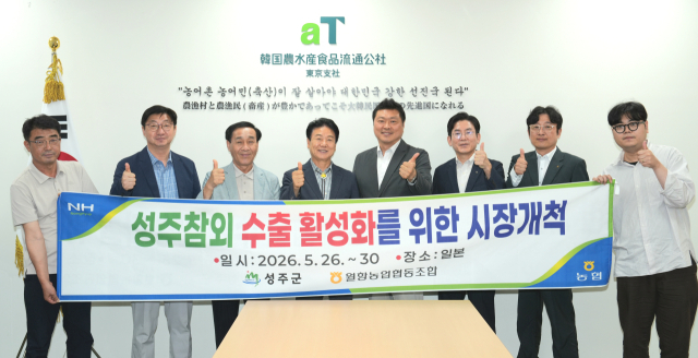 성주참외 일본 도쿄서 판촉전. 성주군 제공