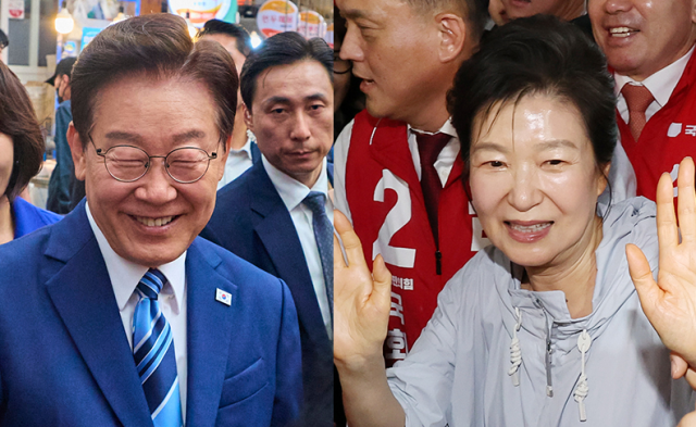 사전선거 코앞…격전지 PK 달려간 전·현직 대통령