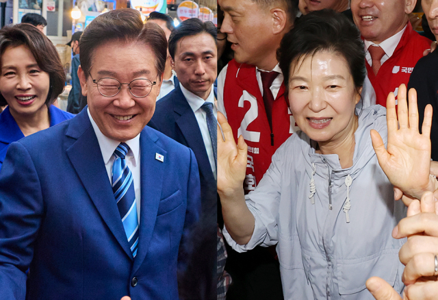이재명 대통령(왼쪽)과 박근혜 전 대통령. 연합뉴스