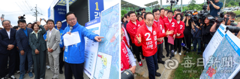 [포토뉴스] 대구경북신공항 부지 찾은 김부겸·추경호