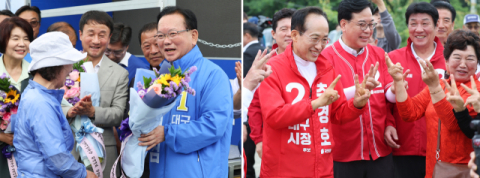 김부겸·추경호, 군위군에서 맞대결 