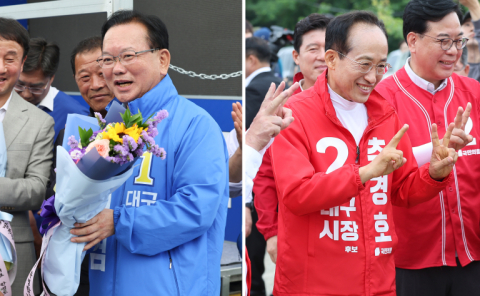 金 '국가지원' vs 秋 '국가주도'…막판 승부수 'TK신공항'