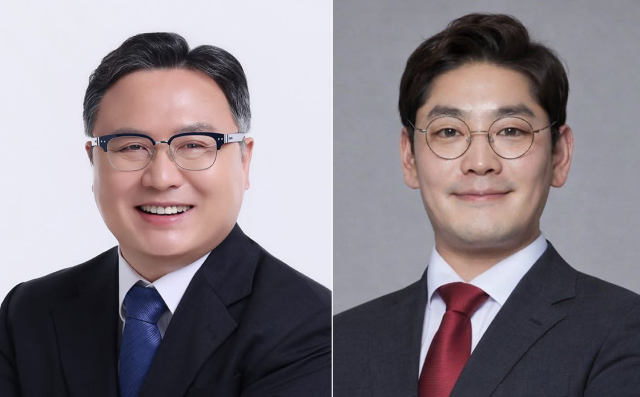서울 강북구청장 선거에 출마한 정창수 더불어민주당 후보와 장지호 국민의힘 후보. 페이스북