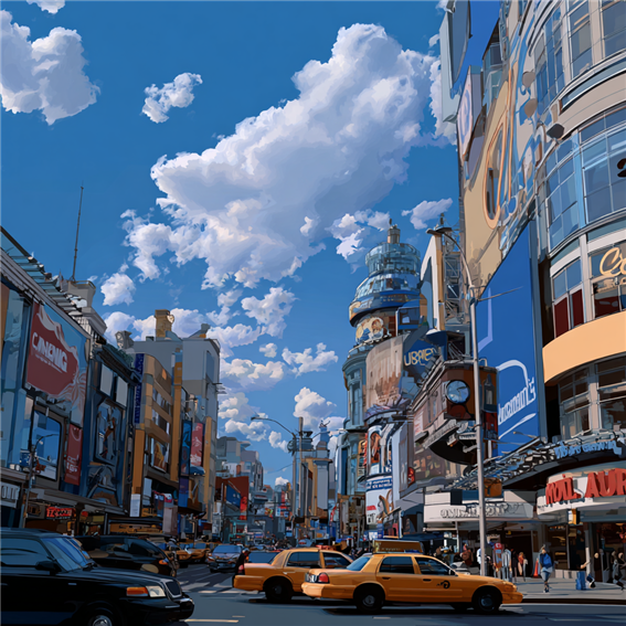 광고는 어떻게 도시의 이미지가 될까? 사진: midjourney 제공