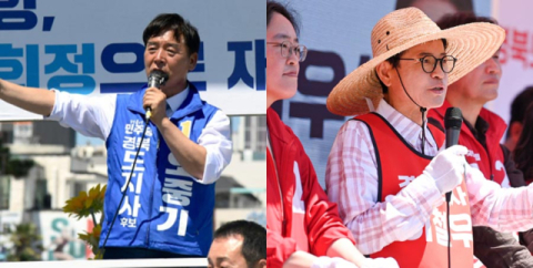 사전투표 마친 '오중기 vs 이철우', 경북 동남권 민심 공략 