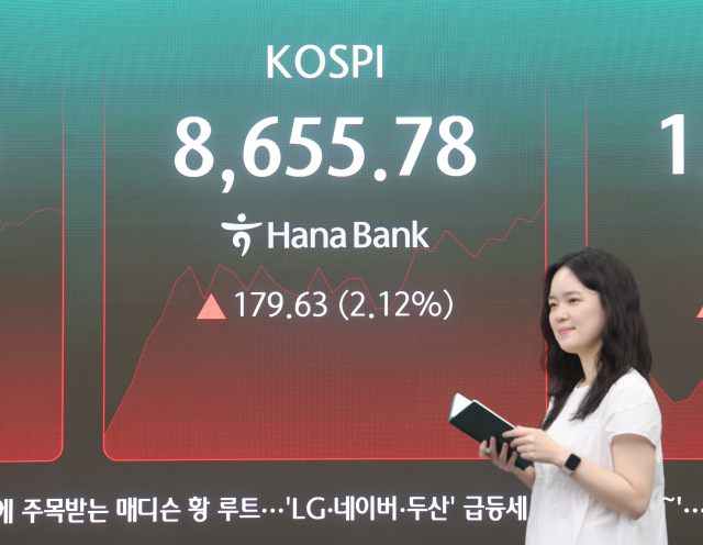 [속보] 코스피, 장중 8,800 돌파…사상 최고치 경신