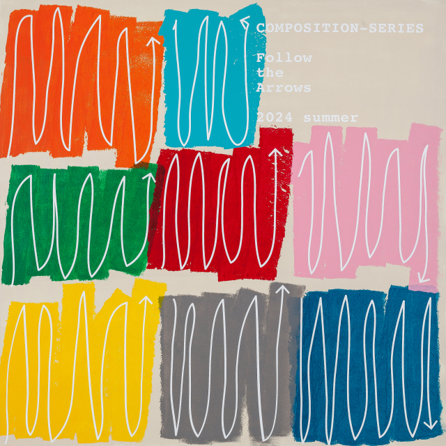 김승현, Composition-series, 2024, acrylic on canvas, 150x150cm