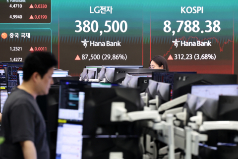 젠슨 황 방한에 증시 요동… 코스피 장중·종가 새 기록 