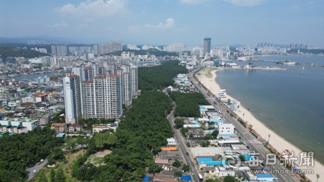 포항시 남구 송도동 전경. 포항시 제공