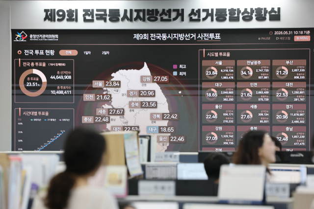 지선 전국 투표율 오전 11시 15%…대구 18.9% 최고