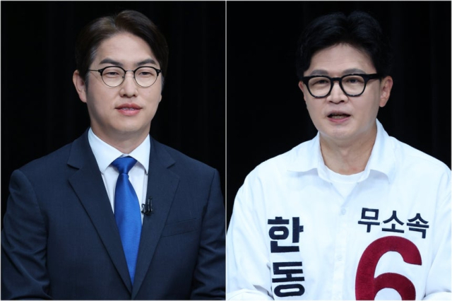 부산 북갑 하정우 42.6% 한동훈 41.6%…평택을 1% 안팎