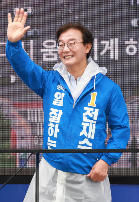 [속보] 與 전재수, 부산시장 당선 '유력'