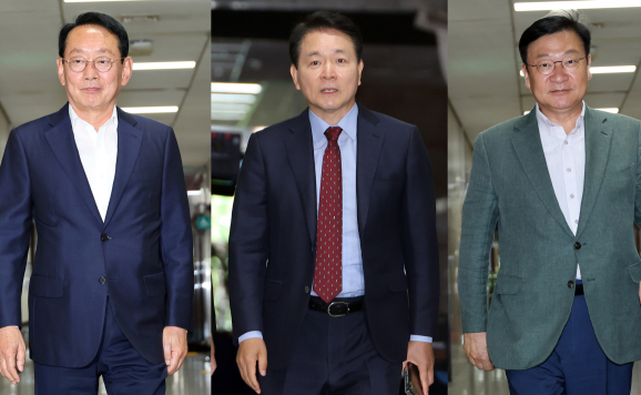 국힘 원내대표 선거 김도읍·정점식·성일종 '3파전'