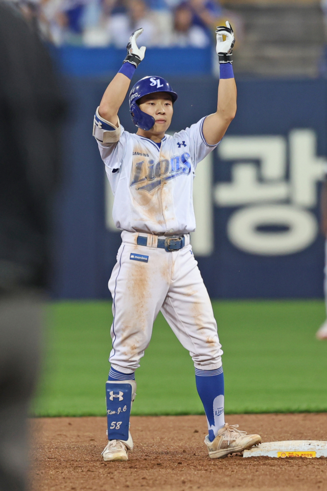 삼성 라이온즈의 김지찬. 삼성 제공