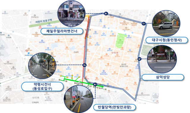 대구 동성로서 무인 자율주행 셔틀 달린다   