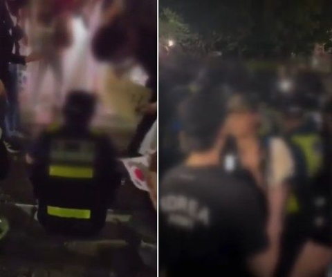 '잠실에 복면경찰, 中공안?' 루머에…경찰 